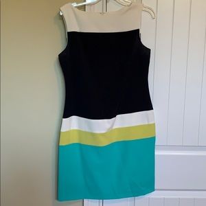 Sandra Darren Striped Dress